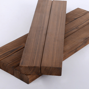 实木户外碳化防腐木条木板龙骨隔断室外炭化樟子松扁条格栅边框架