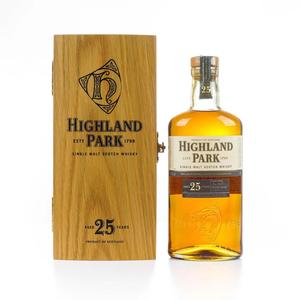 HIGHLAND PARK高原骑士25年木盒装苏格兰单一麦芽威士忌洋酒行货