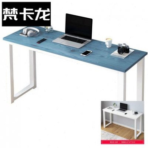 工作台窄长条脑卓子桌子1.墙边米宽40吧台桌50长台60靠2m桌