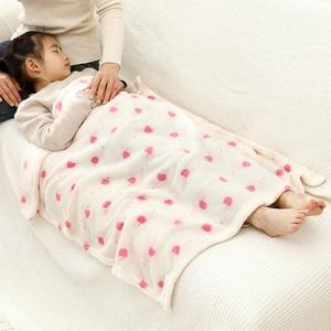 幼儿园毛毯婴儿儿童盖肚子午睡毯空调毯夏天办公室小薄毯子盖腿用
