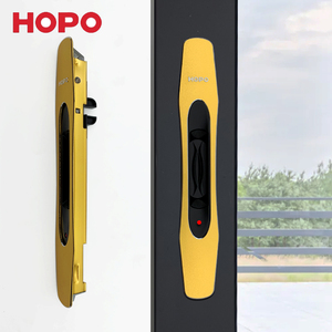 HOPO好博五金门窗配件重型推拉门锁426MA锁带钥匙移门锁铝合金锁