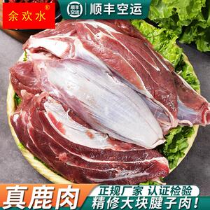 立鹿鹿肉新鲜梅花生鲜骨肉鹿排鹿腿肉火锅食材烤肉煲汤东北特产