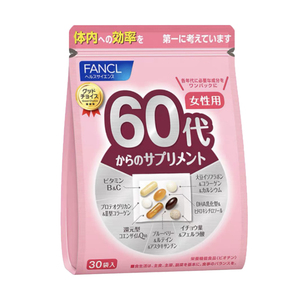 【全球购官方店】FANCL女性60代复合维生素b族综合营养30包/袋