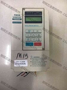 议价： 东元TEC变频器7200MA0.75kw，输入380v，成色
