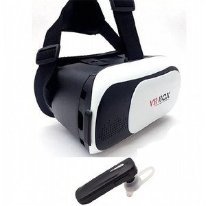 2021VR眼镜3D立体眼镜现实打游戏手柄全景手机影院护眼3DVR头盔头