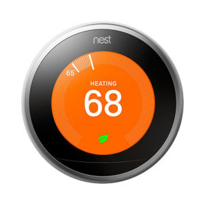 谷歌（Google）Nest3rdGen第三代温控器恒温器带一个温度传Stainl