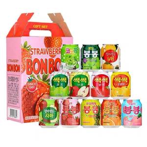 新日期原装韩国进口网红饮料海太芒果汁葡萄汁238ml果肉散装整箱