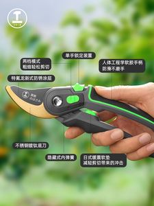 日本艺园剪刀剪树枝专用剪刀sk5修枝剪果树家用省力园林修花剪子