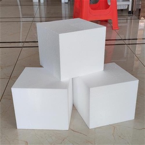新品构模X型立立方体高密度保丽龙板。大塑料e材料雕刻泡沫白色泡