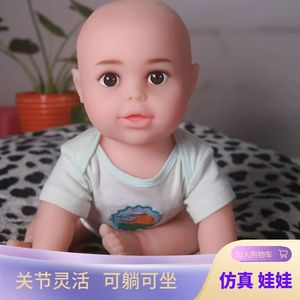 55CM硅胶娃娃模特 仿真软体BB模特 仿真婴儿眼睛会动医学婴儿模型