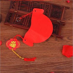 饰页塑纸大红蜂窝小灯笼连串春节结婚新年喜庆装挂饰布置防水商场