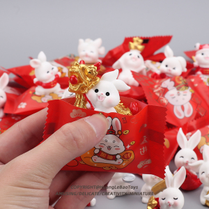 儿童生日礼物可爱小兔子盲袋兔年伴手礼中秋节婚礼盲盒玩具小摆件