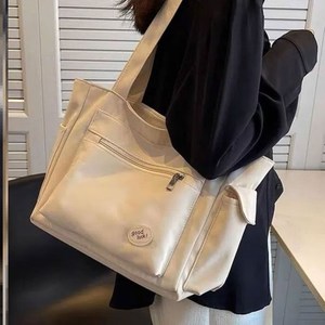 帆布托特包硬底包包女款大容量装电脑通勤包凡布的单肩包手提布袋