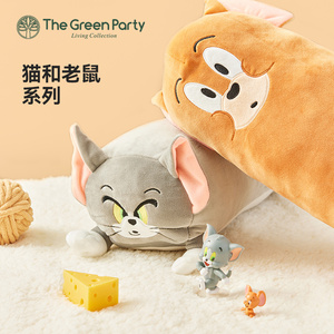 TheGreenParty猫和老鼠抱枕公仔杰利汤姆儿童可爱礼物毛绒玩偶