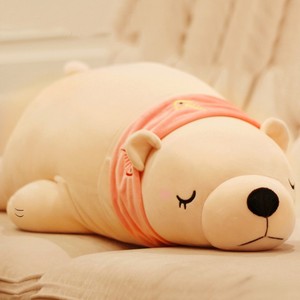 北极熊毛绒玩具抱抱熊趴趴熊公仔玩偶床上睡觉抱枕布娃娃礼物女生