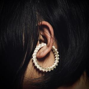 蛇脊耳骨夹骨骼耳饰简约时尚暗黑哥特耳夹小众设计高级感气质耳环