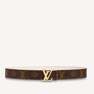 Louis Vuitton/路易威登LV女士双面腰带金色头30毫米皮带M0597V