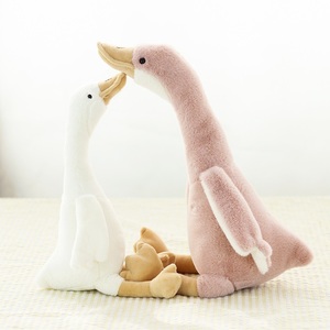 大白鹅抱枕公仔毛绒玩具仿真情侣白天鹅玩偶女生儿童安抚陪睡娃娃