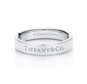 Tiffany蒂芙尼戒指对戒铂金婚戒钻戒1837男女情侣戒