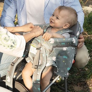 婴儿户外背架宝宝外出腰凳背娃神器后背式登山背带背篓折叠背椅子