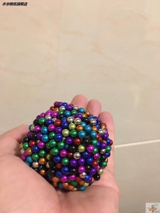 彩色巴克球10000000颗便宜磁力珠10mm大号八克球八个球磁铁球解压