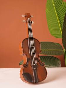 复古法式铁艺欧式小提琴摆件乐器模型仿真展示柜摆设钢琴家装饰品