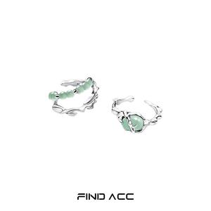 FIND ACC/青玉系列 戒指纯银小众设计感新中式国风气质高级感银饰