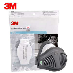 3M1211/1212防尘口罩面具套装防工业粉尘花粉防雾霾打磨面具木工