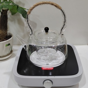 台湾中式耐高温玻璃蒸茶壶茶水分离全自动电陶炉煮茶器蒸汽喷淋