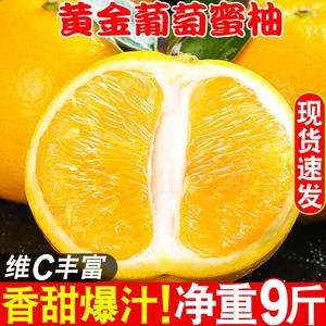 黄金葡萄柚9斤柚子新鲜水果当季整箱黄肉蜜柚台湾品种甜西柚