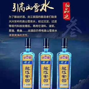 龙江家园纯粮白酒醇柔42度450mL整箱6瓶新品清仓特价东北特产