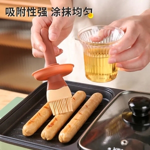 日式油刷婴儿烙饼软毛刷一体式蛋液烧烤刷油壶家用厨房带瓶套装