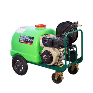 柴油洗车机高压汽油商用清洗机户外移动带水箱洗地机管道疏通机泵