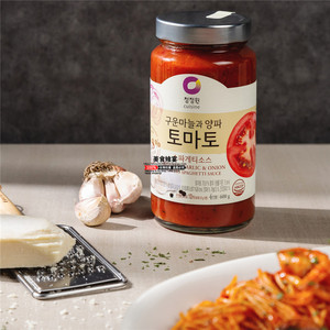 韩国意大利面意面酱番茄肉酱奶油酱大蒜洋葱进口奶油意面速食600g