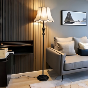客厅落地灯美式立式台灯 法式欧式高级复古沙发旁卧室床头艺术