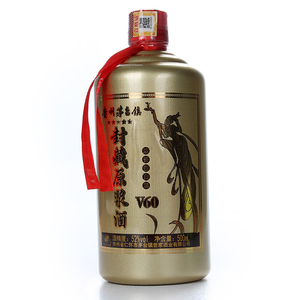 贵州纯粮食高粱白酒瓷瓶装贵王府封藏原浆V60浓香型52度500ml/瓶