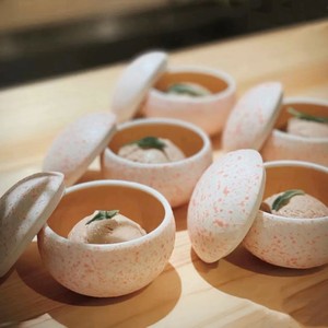 日本怀石料理陶瓷餐具珍味盅甜品冰激凌球碗鱼子酱盅小吃碟前菜盘