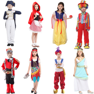 儿童节演出 男女国王搞怪小丑衣服白雪公主小红帽爱莎安娜公主服