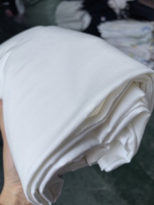 满38包邮 时代家米白色精梳汗布 宽度1.75米 一米价多拍连裁