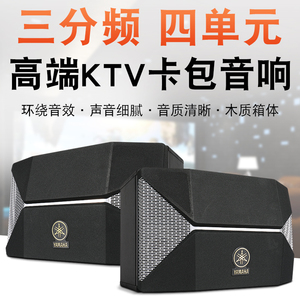 雅马哈家庭KTV音响套装专业家用卡拉ok点歌机影院K歌10寸音箱设备