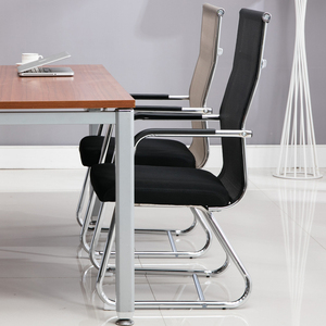 得力办公椅舒适久坐简约透气办公室椅子家用会议椅会议室靠背高背