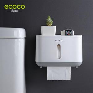 意可可(ecoco)卫生间纸巾盒厕所卫生纸置物架创意抽纸盒厕纸盒