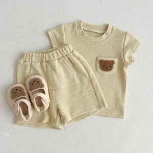 婴儿衣服夏季小童装纯棉薄款短袖睡衣八九个月男女宝宝婴幼儿夏装
