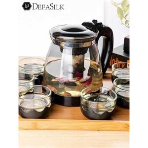 茶壶公道杯组合茶壶玻璃耐高温型泡茶壶单壶大容量茶具花茶壶水壶