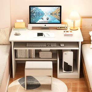电脑桌台式床边小桌子经济型出租屋书桌家用作业桌写字台超窄桌子