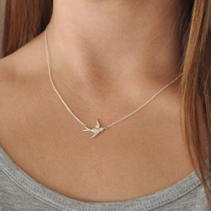 Jewelry Simple Fashion Alloy Peace Little Dove Pendant