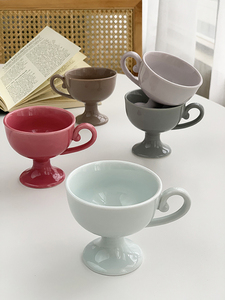 安木良品 外贸出口 复古稀有杯型陶瓷小容量意式咖啡红酒杯茶杯子