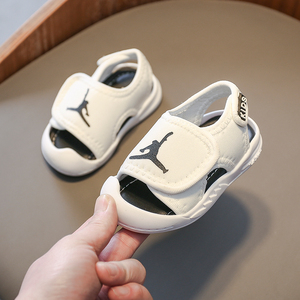 宝宝凉鞋男童婴儿学步鞋1一3岁软底防滑包头夏季女小童儿童沙滩鞋