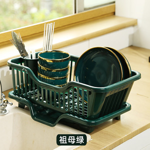 厨房大号塑料碗柜放碗箱沥水碗架碗筷收纳盒碗碟餐具笼整理架水槽