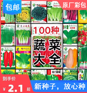 1四季蔬菜种子阳台室内盆栽香菜、菠菜、白菜、四季高产易种